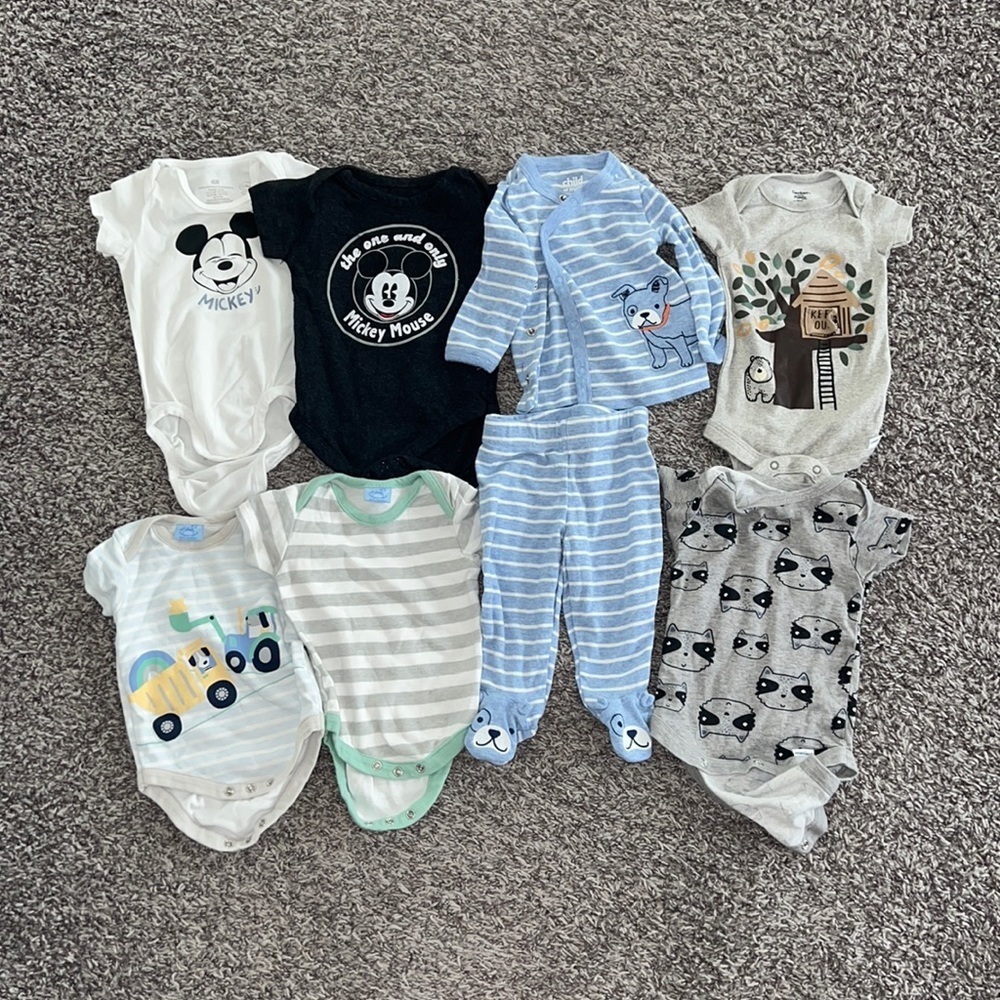 Boys Onesies Set of 7